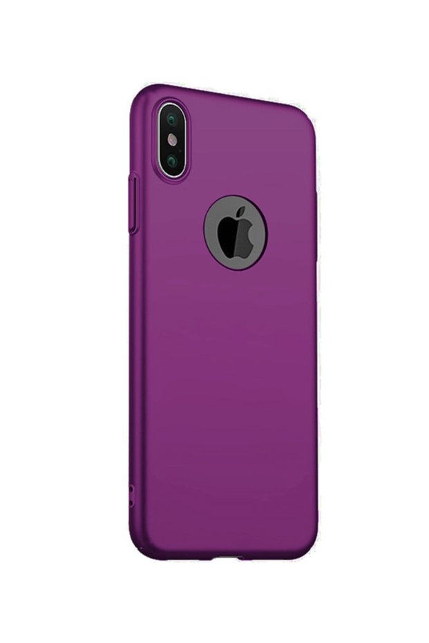 حافظة سيليكون غير لامعة متوافقة مع هاتف آيفون Xs Max