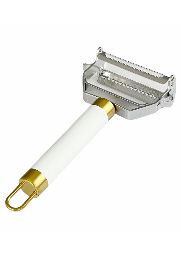 Luxury Metal White Gold Multifunctional Peeler