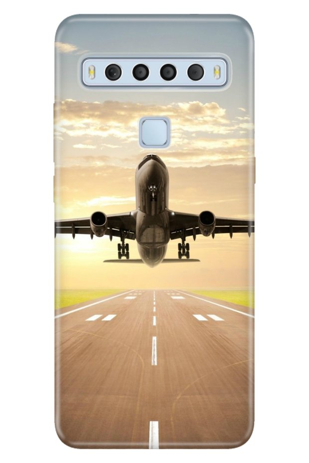 10L Compatible Case Pure Modern Patterned Silicone Airplane