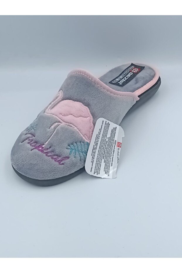 Women's Winter Gray Indoor Slippers