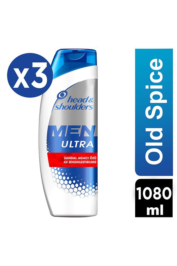 Head & Shoulders Men Ultra Erkeklere Özel Kepek Karşıtı Şampuan Old Spice 360 ml x 3 - 1
