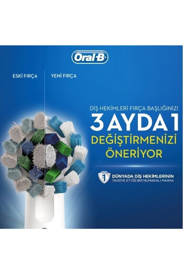 Oral B Pro 500 Şarj Edilebilir Şarjlı Diş Fırçası Cross Action - 4
