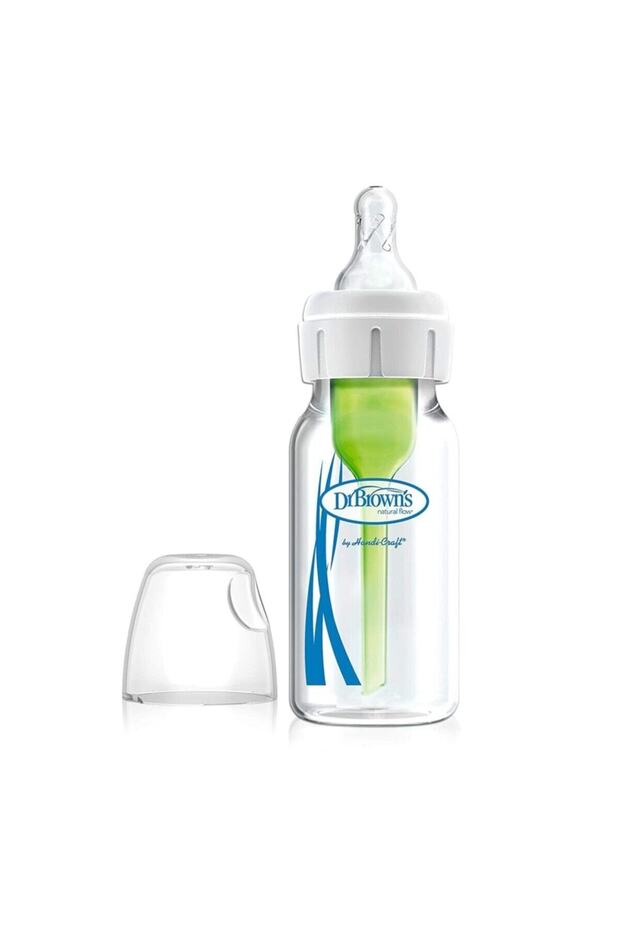 Dr Brown's Gas-Free Glass Baby Bottle 120 ml (Original)