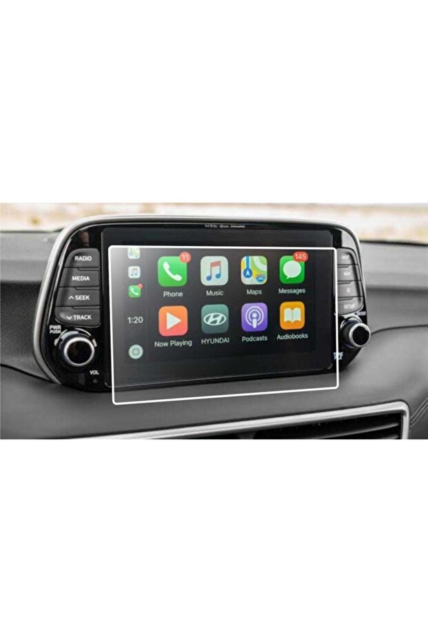 Hyundai New I20 Navigation 8 Inch Tempered Nano Screen Protector