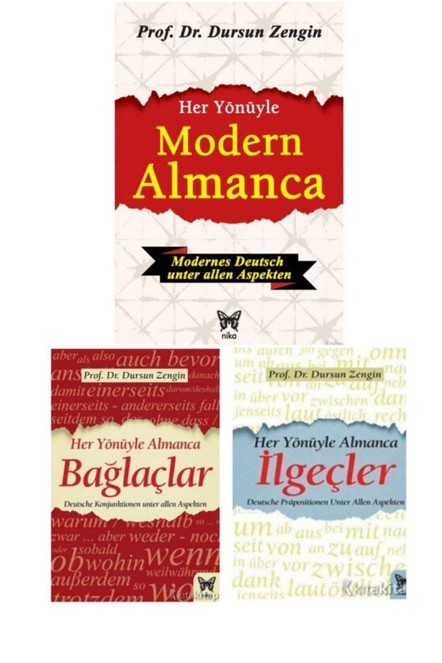 German in All Aspects + Prepositions + Conjunctions 3-Piece German Set