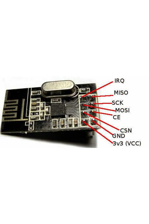 Arduino Nrf24l01 2.4ghz Wireless Kablosuz Haberleşme Modülü - 6
