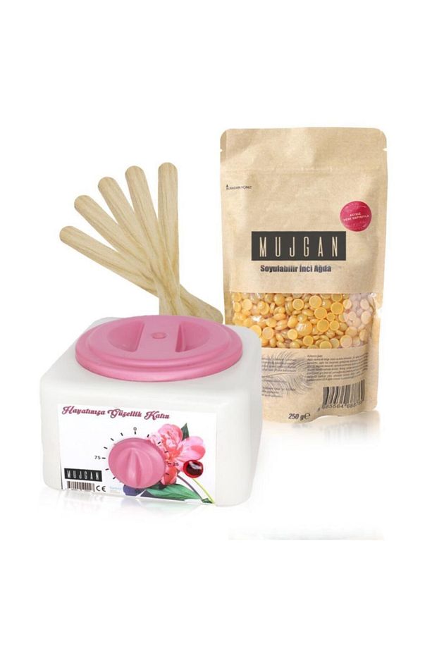 İzla 1 Adet Pudralı Ağda 250 gr + Ağda Makinesi + Spatula Seti - 1