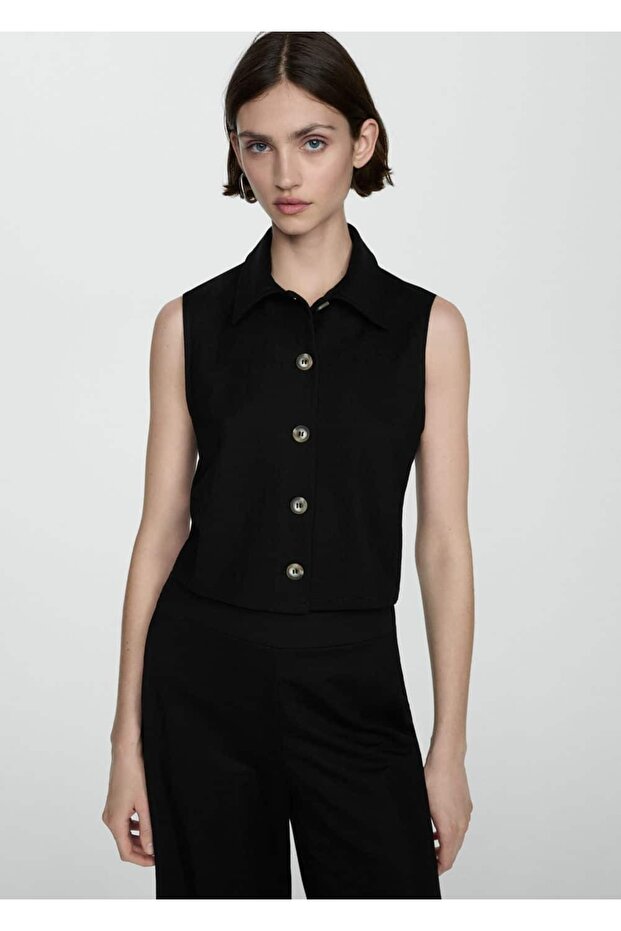 Gömlek yakalı yelek - 1