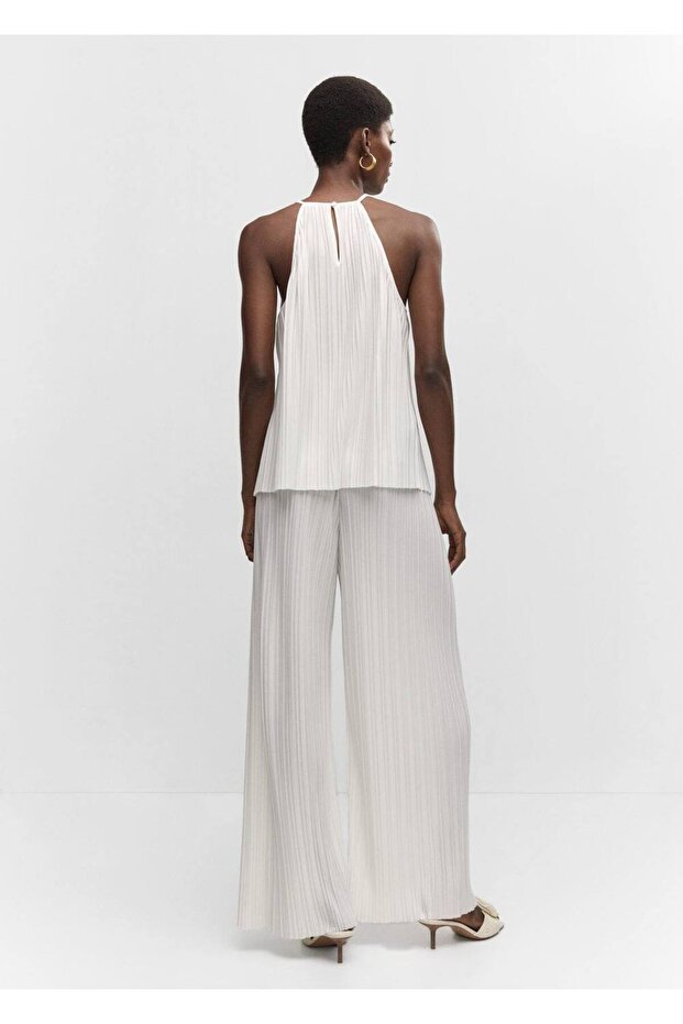 Pilili wideleg pantolon - 4