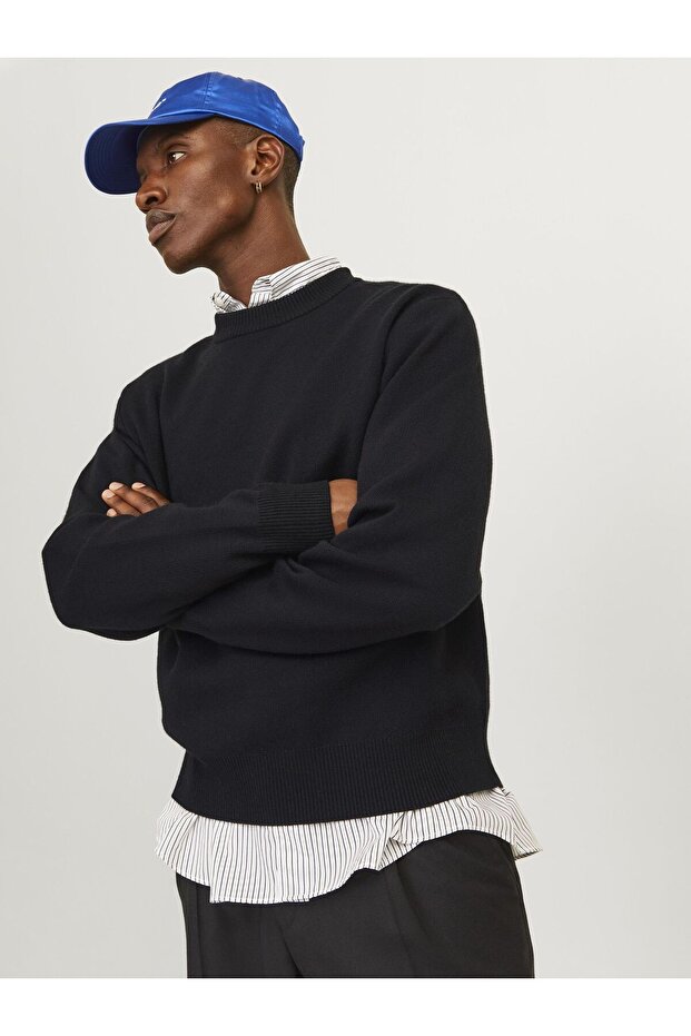 Rundhals ve Strickpullover Rundhals ve Einfarbig Strickpullover - 7