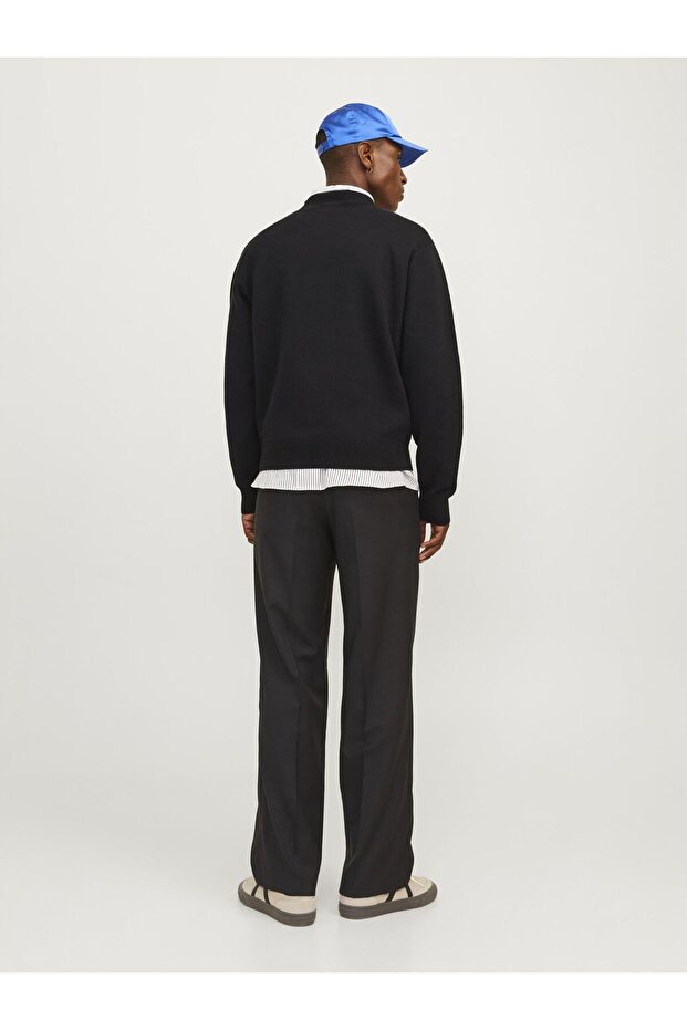 Rundhals ve Strickpullover Rundhals ve Einfarbig Strickpullover - 3