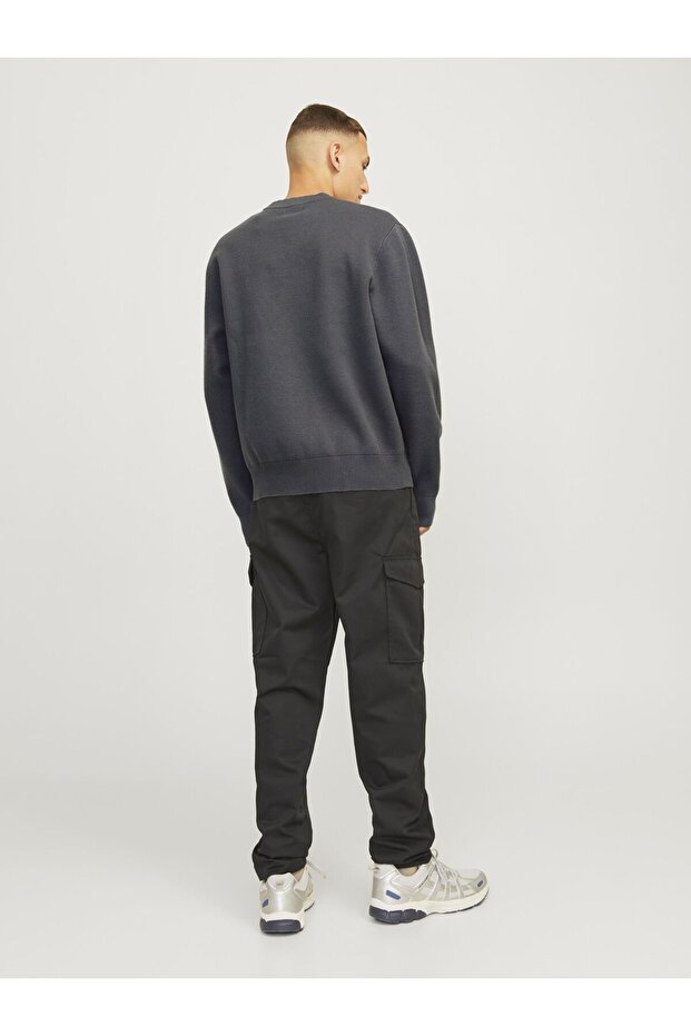 Rundhals ve Strickpullover Rundhals ve Einfarbig Strickpullover - 3