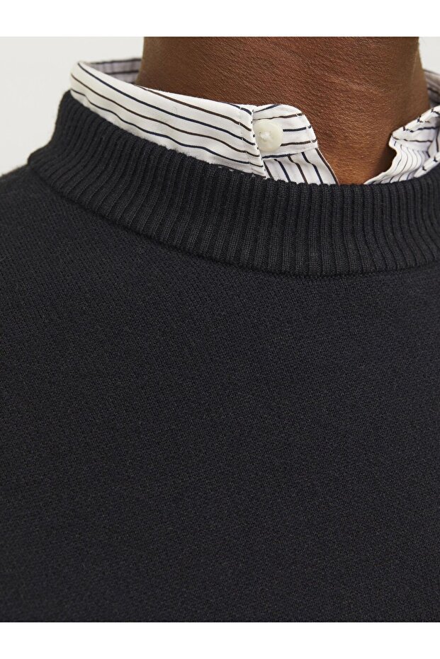 Rundhals ve Strickpullover Rundhals ve Einfarbig Strickpullover - 5