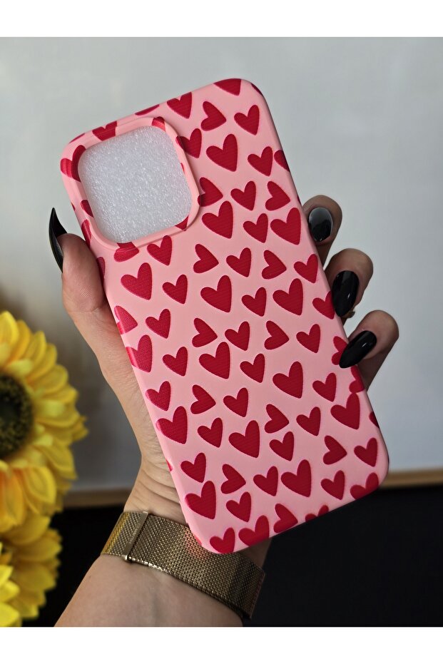 iPhone 14 Pro Compatible Patterned Velvet Launch Case - 4