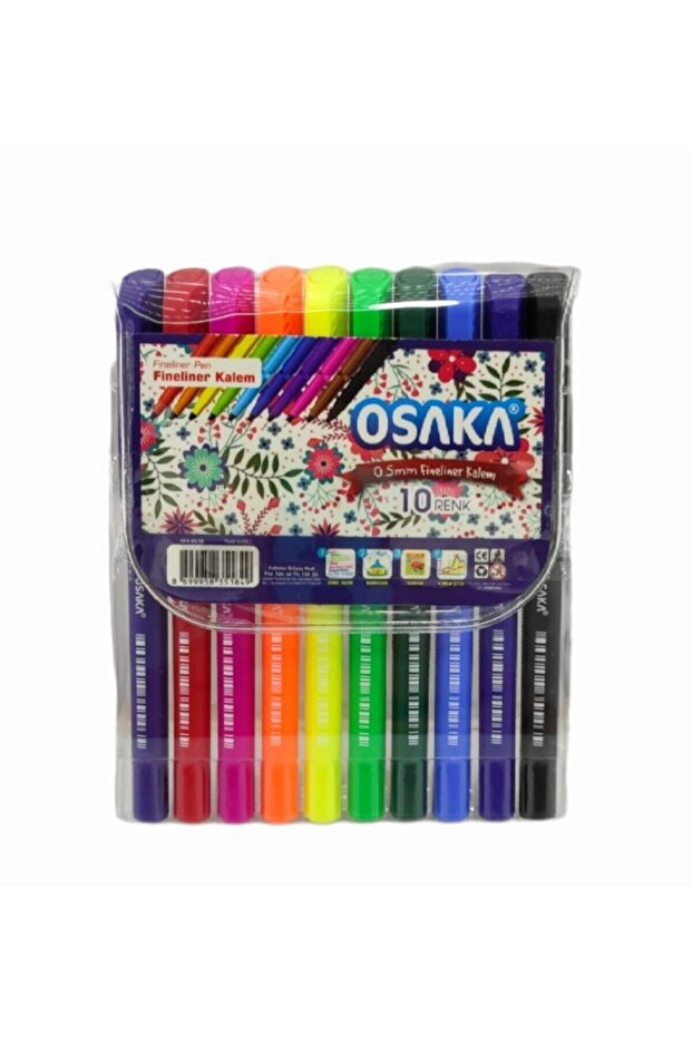 Sarı Fineliner Kalem Seti 10 Adet Ofk0410 - 1