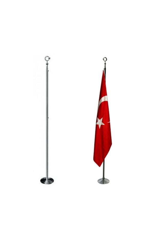 Krom Paslanmaz Makam Direği