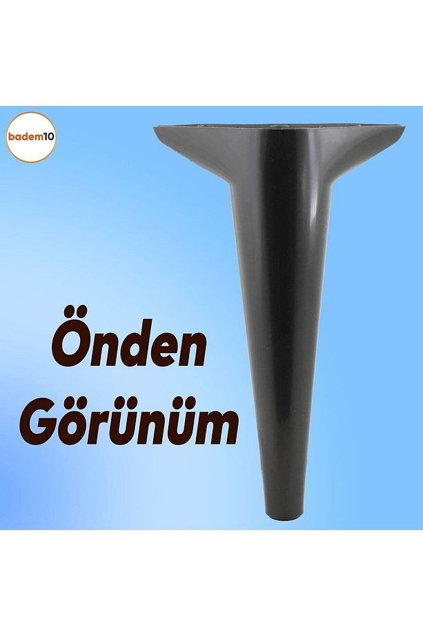 Aspen Lüks Mobilya Kanepe Koltuk Tv Ünitesi Konsol Yükseltici Ayağı Ayakları 24 Cm Siyah Ayak - 7