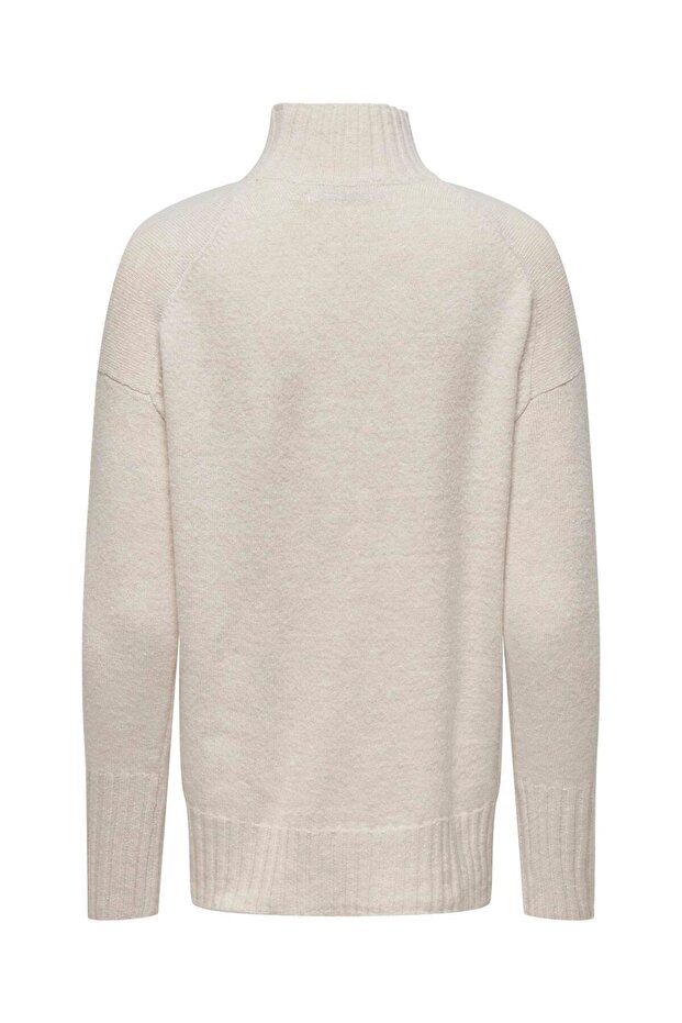 Kadın Yüksek Yaka Örme Kazak - 15297172 - 6