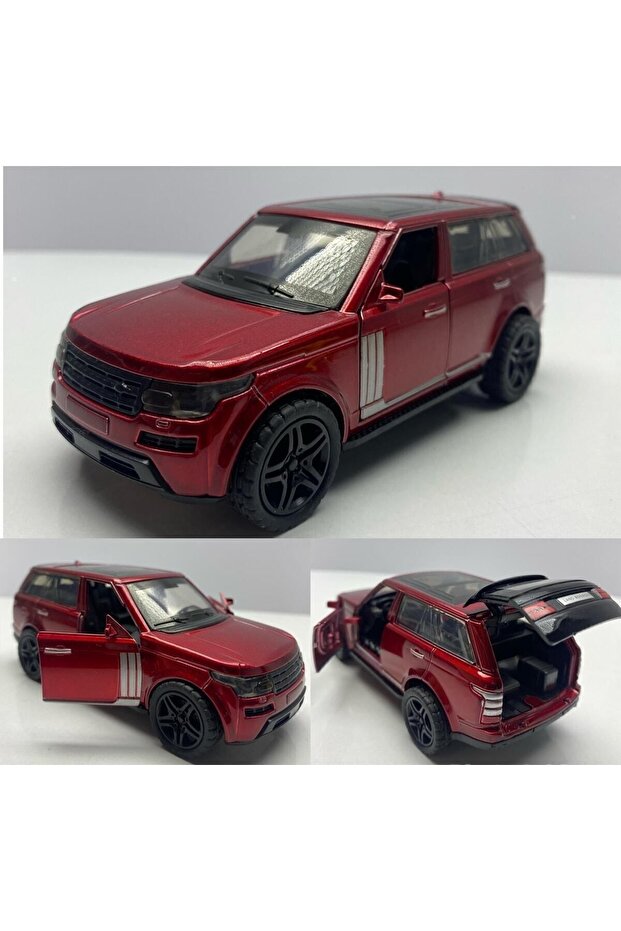 afreyz oyuncak Diecast,metal Oyuncak Araba Range Rover Jip 10 Cm Çek Bırak Model Araba Bagaj Açılır