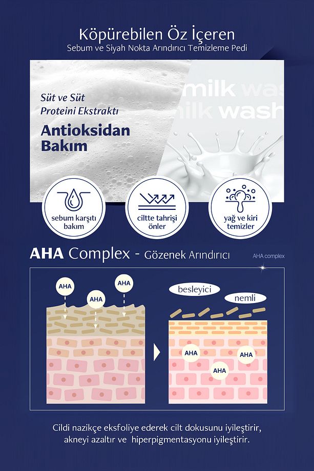 Siyah Nokta Ve Gözenek Temizleme Pedi Pore Deep Cleansing Pad 1 Adet - 7
