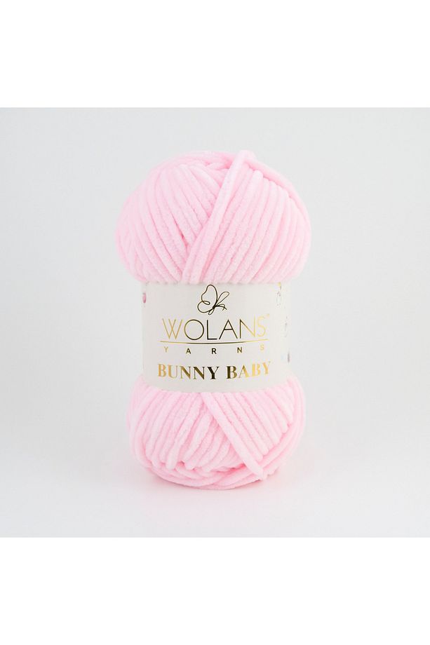 405 Pembe Soft Kadife Bunny Baby 100gr 120mt Örgü Ipi Kadife Ip Yumuşak Oyuncak Ipi - 1