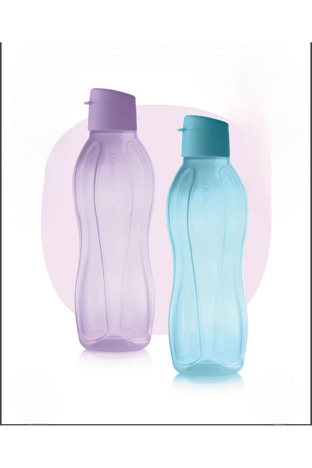 Eco Şişe Suluk Kolay Kapak 750 ml Mavi ve Mor - 1