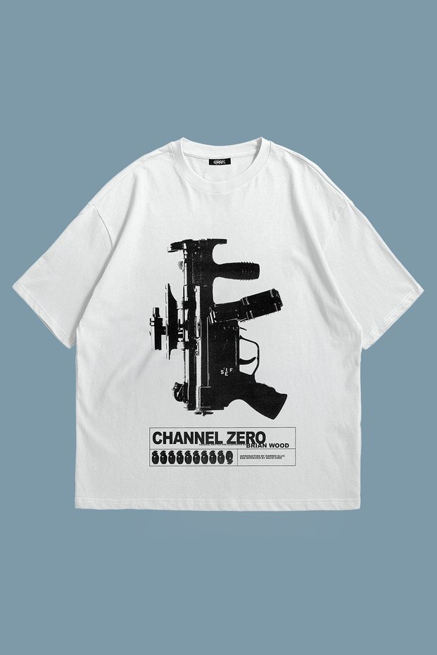 Unisex Oversize T-shirt - Channel Zero Printed