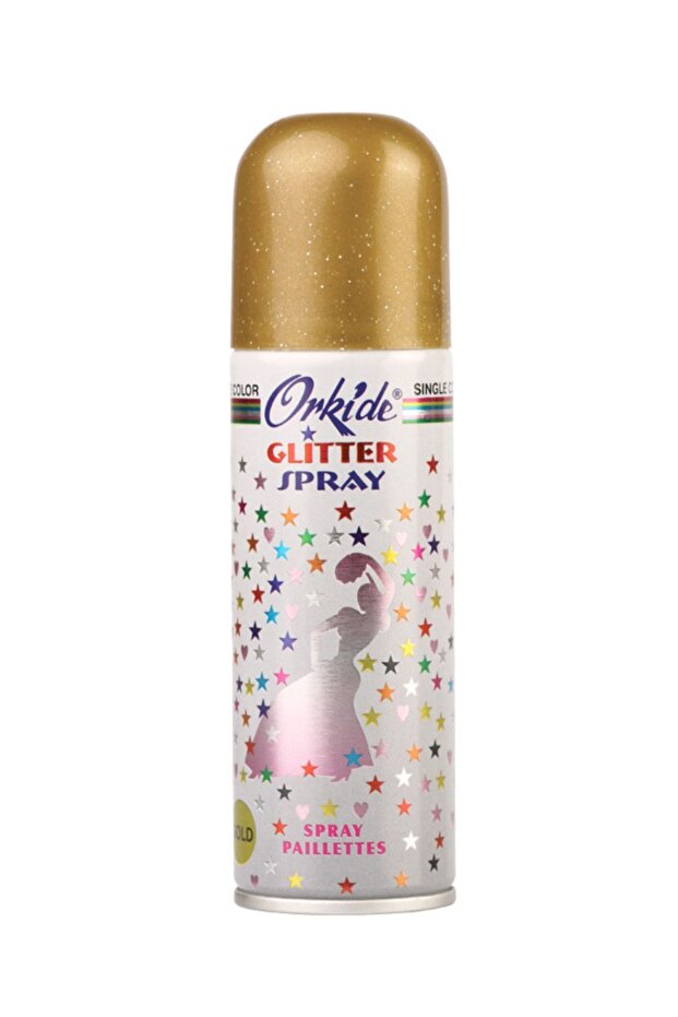 Glitter Spray Altın Gold Sim Sprey - 1