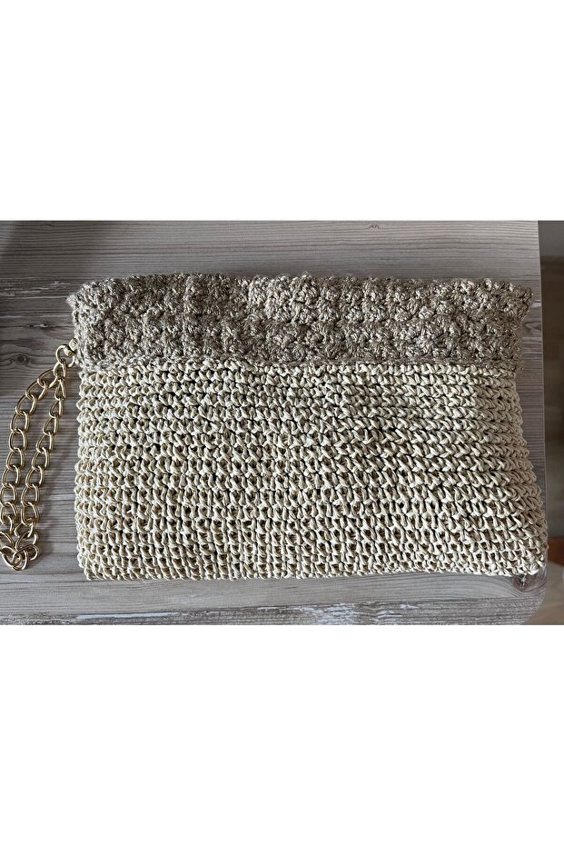 Handwork * Soft Paper String * Portfolio Bag - 5