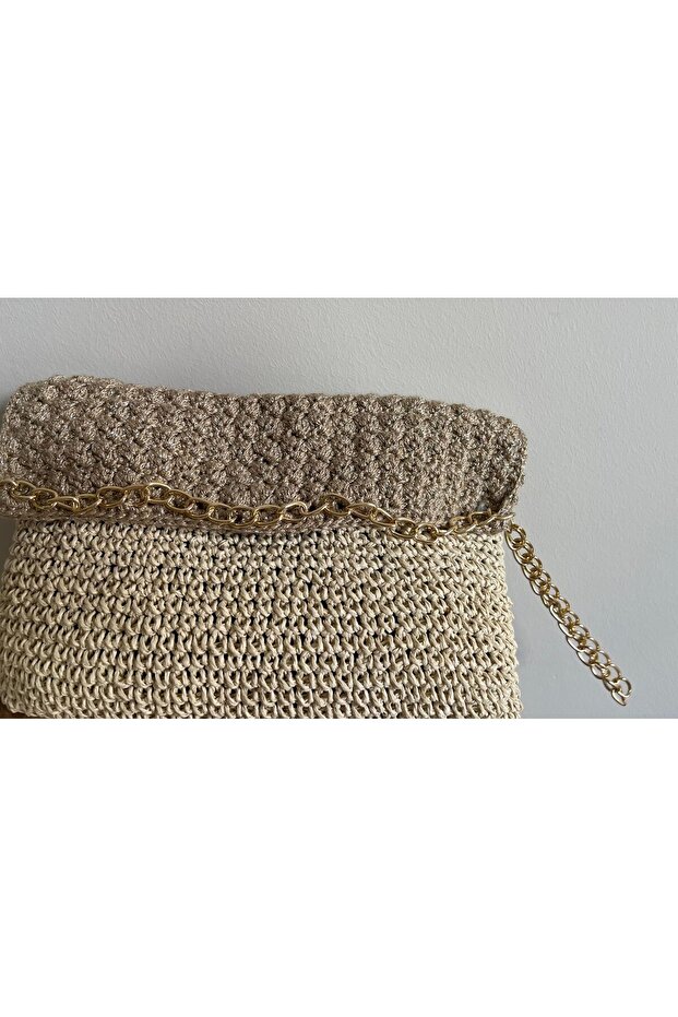 Handwork * Soft Paper String * Portfolio Bag - 7