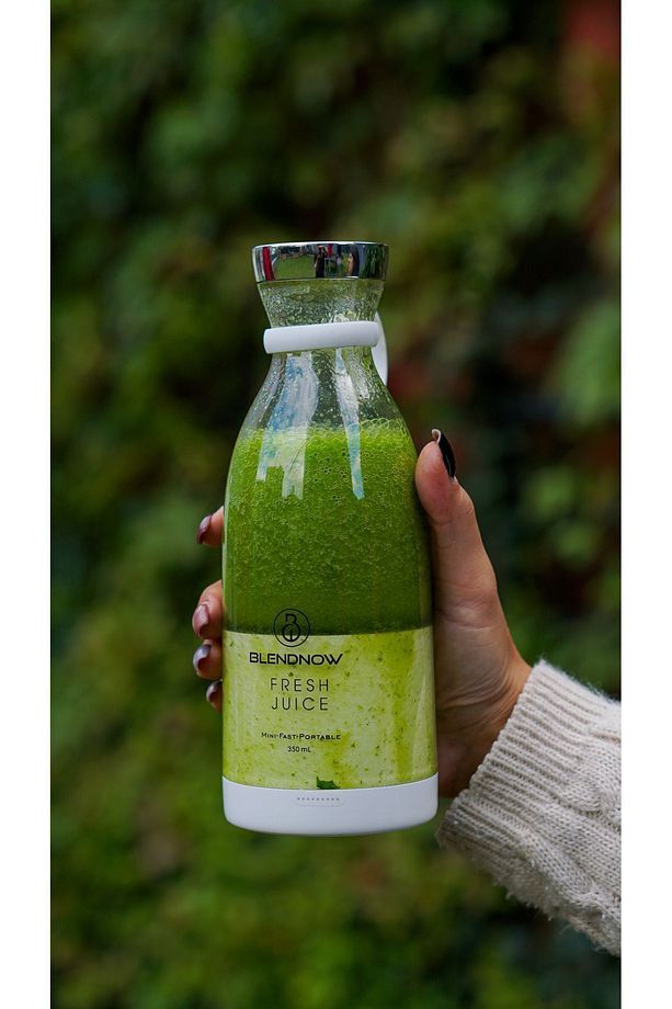 Taşınabilir Şarjlı Smoothie Blender, Blender (350ML) - 4