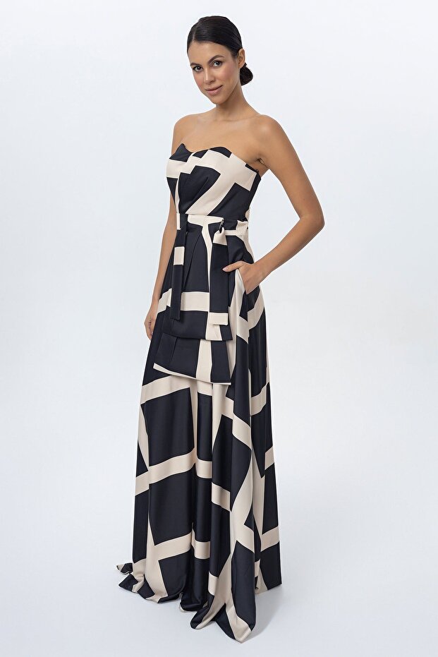 Rochie de seara lunga cu model - 5