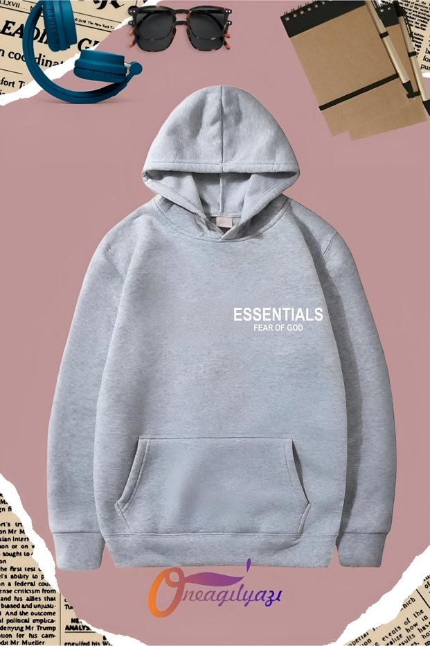 Essentials Printed Hooded Sweatshirt