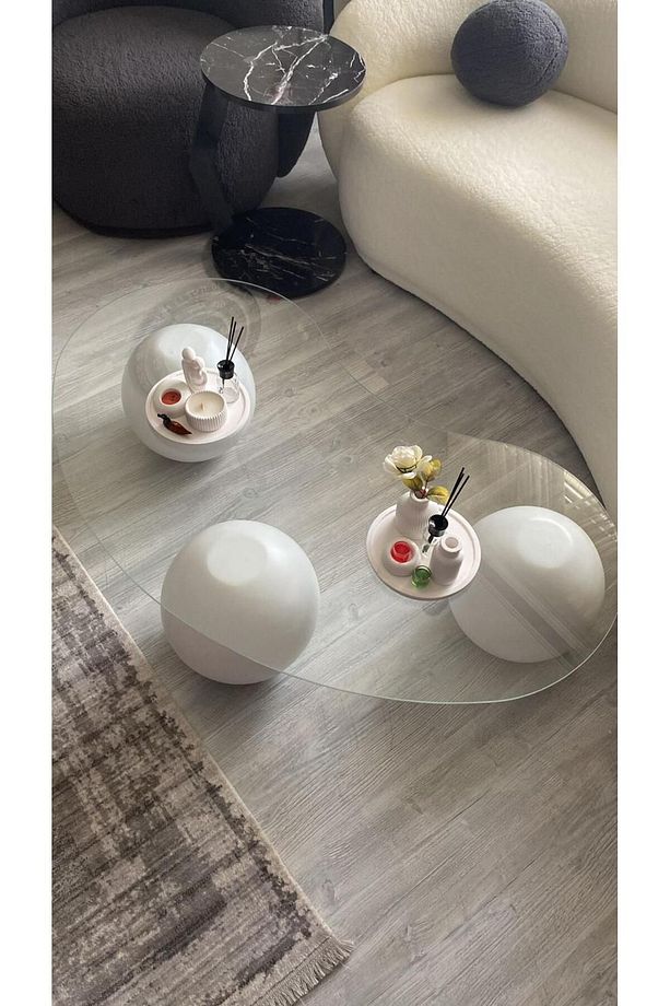 Fasulye Teddy Koltuk Takımı 3+1+Fasulye Sehpa - 6