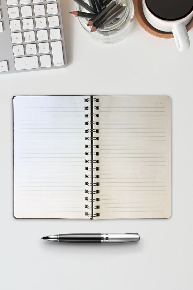 A5 Spiral Notebook - Hard Cover, 200 Sheets - 2