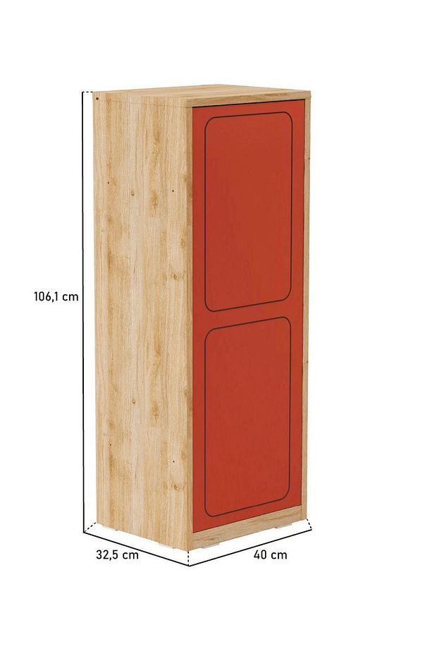 Facilis Tek Kapaklı Dolap - 7