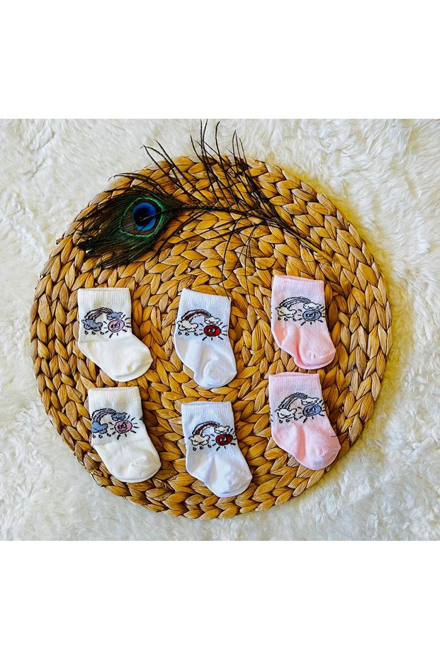 3 Pack Newborn Organic Baby Girl and Boy Socks