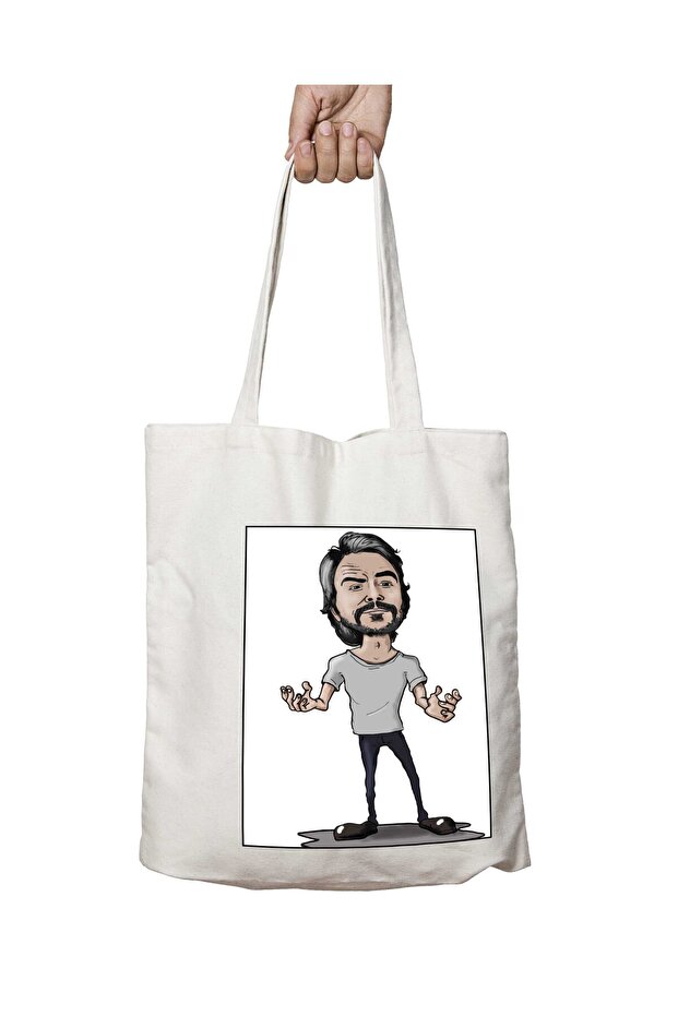 Ahmet Kural - Washable Shoulder Tote Bag, Two Sides Permanent - for School and Beach