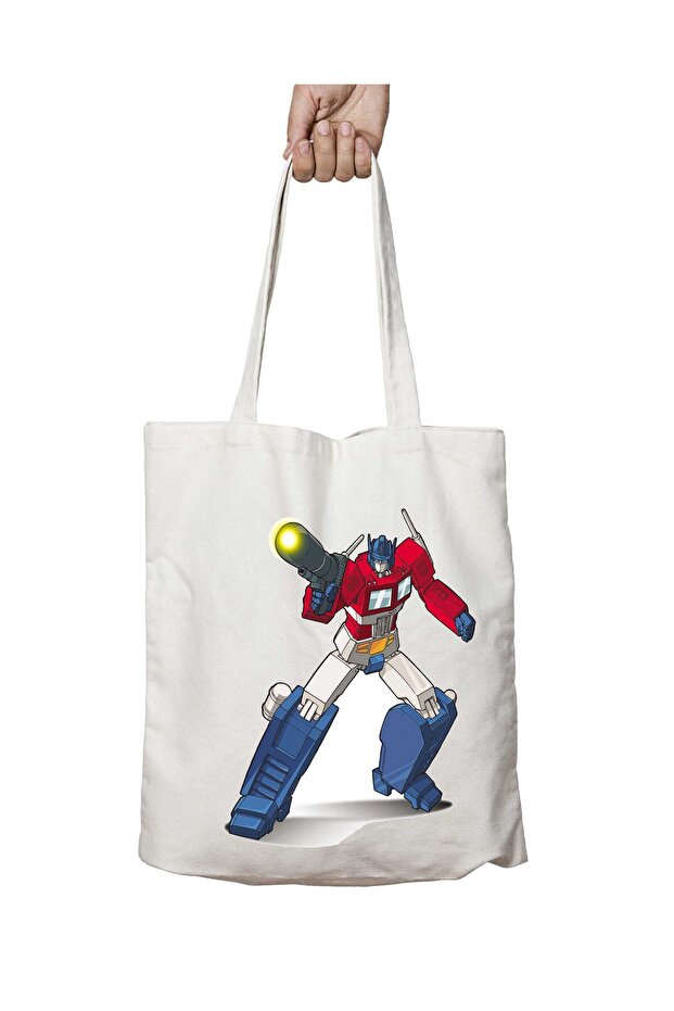 Optimus Prime Transformers - Two Sides Lasting and Washable Shoulder Tote Bag