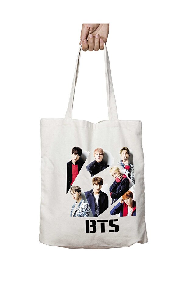Bts Bangtan Boys Two Sides Durable Washable School Beach Shoulder Cloth Bag