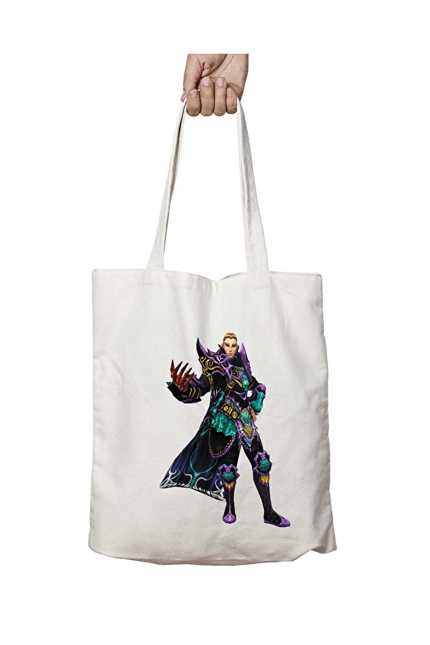 Metin2 Shura Two Sides Permanent Washable School Beach Shoulder Cloth Bag
