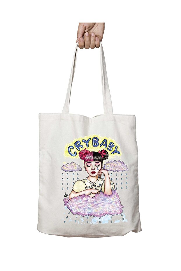 Melanie Martinez Cry Baby Two-Sided Washable School Beach Shoulder Tote Bag