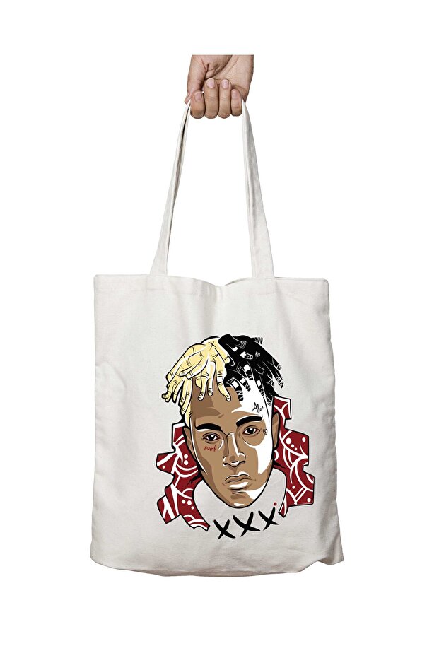 Xxxtentacion Two Sides Permanent Washable School Beach Shoulder Cloth Bag