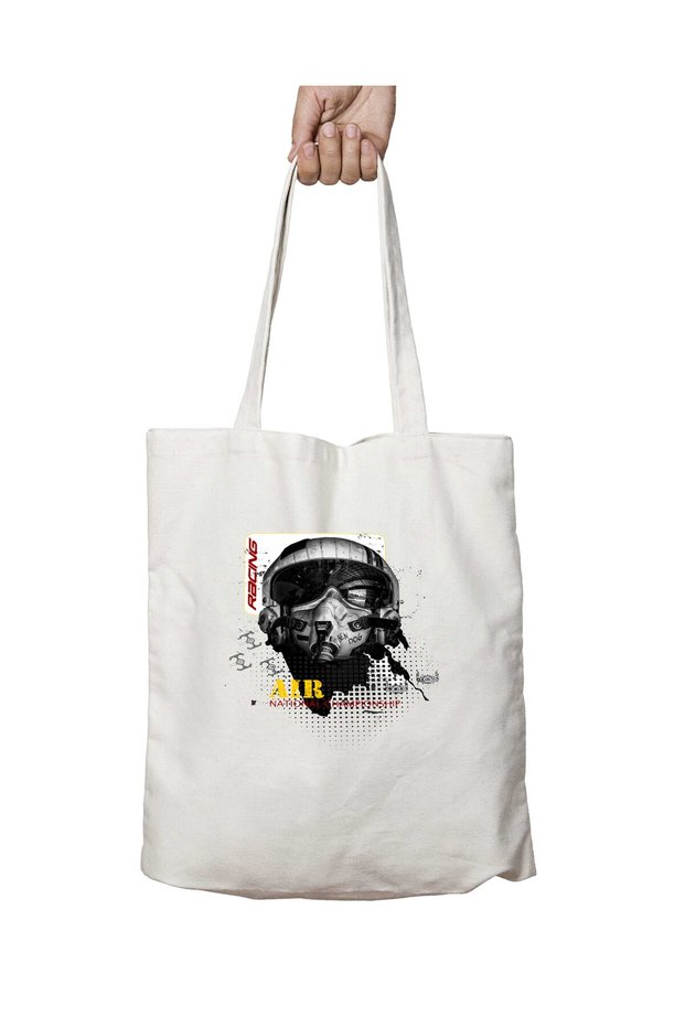 Airrace Two-Sided Washable School Beach Shoulder Cloth Bag