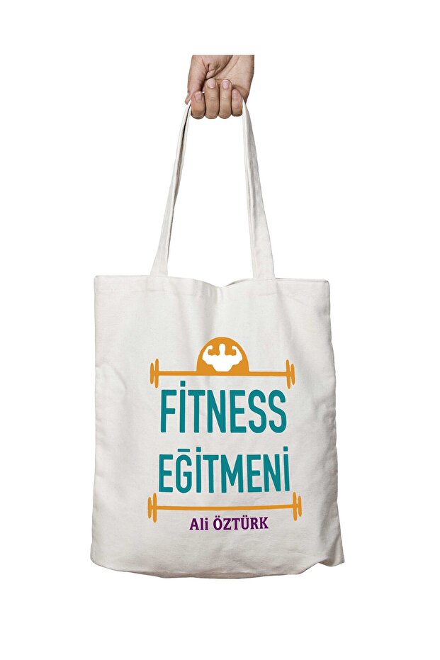 Fitness Training Two Sides Durable Washable School Beach Shoulder Cloth Bag