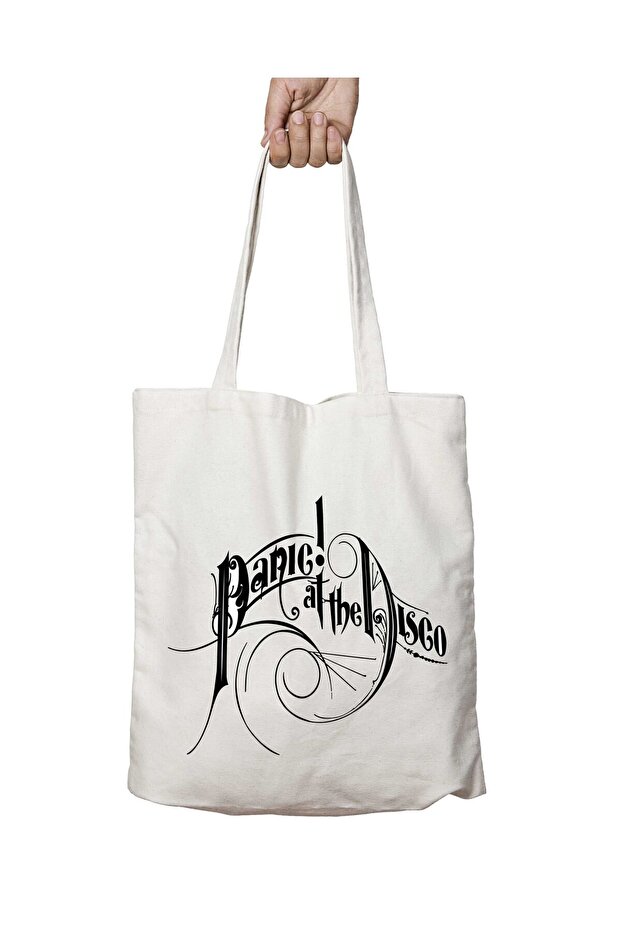 Panic at the Disco - Two Sides Washable Shoulder Tote Bag for School and Beach