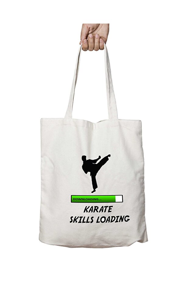 Skills Loading Karate - حقيبة كتف ثابتة وقابلة للغسل على الجانبين
