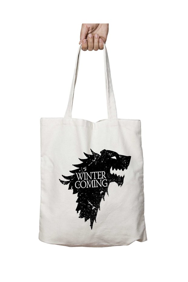 Game of Thrones Ascent Daenerys Two Sides Permanent Washable School Beach Shoulder Tote Bag