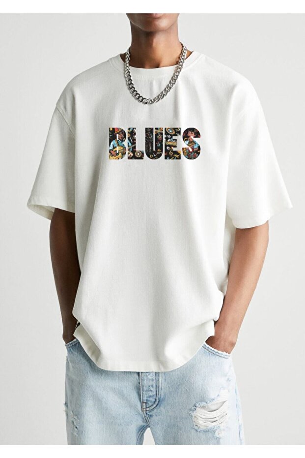 Unisex Blues Printed T-shirt