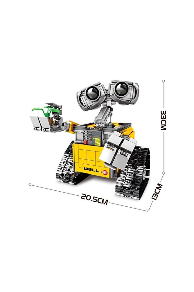 687 Parça Wall E Robot Yapı Taşları - 4